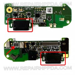 WWAN IO PCB MVT V3.1  ( 64 Pins, MVT, with Type C connector ) Replacement for Honeywell Dolphin CT30XP